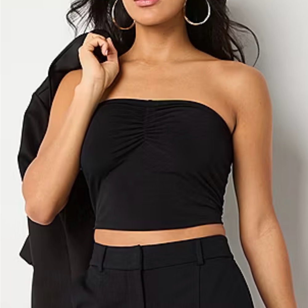 BOLD elements Elegant Black Strapless Bandeau